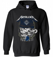 Metallica Skull Tampa Bay Rays Logo Hoodie - zezetee