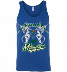 Metallica Minnesota Wild Logo Tank - zezetee