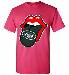 New York Jets  x The Rolling Stones Logo Shirt - zezetee