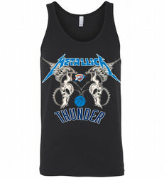 Metallica Oklahoma City Thunder Logo Tank