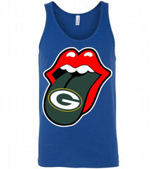 Green Bay Packers  x The Rolling Stones Logo Tank - zezetee