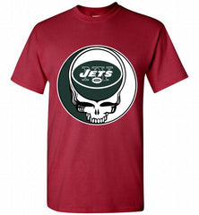 New York Jets Grateful Dead Logo Band Shirt - zezetee