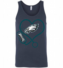 Nurse Heartbeat Philadelphia Eagles Tank - zezetee