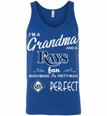 I'M A Grandma And A Tampa Bay Rays Fans Gift Tank - zezetee