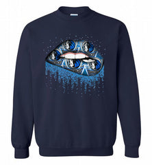 Lip Dallas Mavericks Crewneck Sweatshirt - zezetee