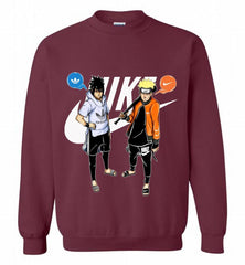 ADIDAS NIKE NARUTO Crewneck Sweatshirt - zezetee