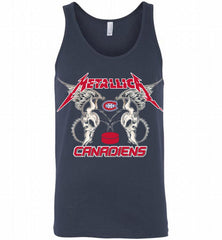 Metallica Montreal Canadiens Logo Tank - zezetee