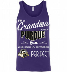 I'M A Grandma And A Purdue Boilermakers Fan Tank - zezetee