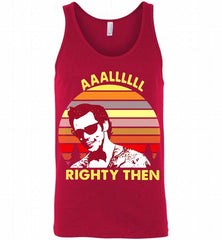 ACE VENTURA AAALLLLLL RIGHTY THEN VINTAGE Tank - zezetee