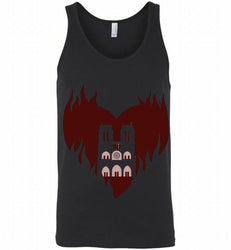 My heart is burning for Notre Dame Tank
