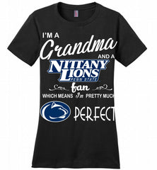 I'M A Grandma And A Penn State Nittany Lions Fan Ladies Perfect - zezetee