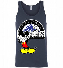 Disney Mickey Mouse Dabbing Colorado Rockies Tank - zezetee