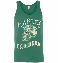 HARLEY DAVIDSON SKULL Green Bay Packers Tank - zezetee