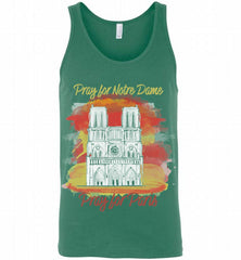 Notre Dame Cathedral Fire in Paris Tank - zezetee