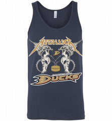 Metallica Anaheim Ducks Logo Tank - zezetee