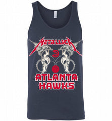 Metallica Atlanta Hawks Logo Tank - zezetee