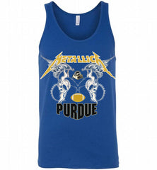 Metallica Purdue Boilermakers Logo Tank - zezetee