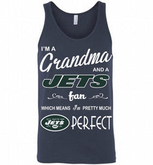 I'M A Grandma And A New York Jets Fans I'm Pretty Much Perfect Tank - zezetee