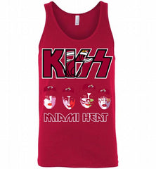 Kiss Miami Heat Logo Tank - zezetee