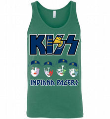Kiss Indiana Pacers Logo Tank - zezetee