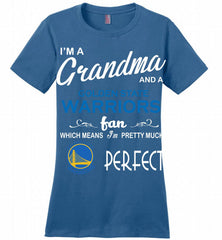I'M A Grandma And A Golden State Warriors Fans Perfect Ladies Perfect - zezetee