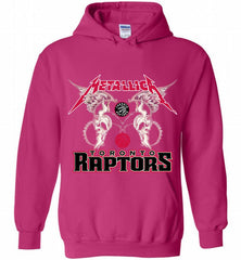 Metallica Toronto Raptors Logo Hoodie - zezetee
