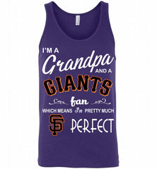I'M A Grandpa And A San Francisco Giants Fans Gift Tank - zezetee