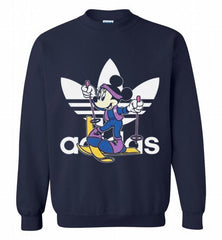ADIDAS SKI MINNIE MOUSE DISNEY SPORTS Crewneck Sweatshirt - zezetee
