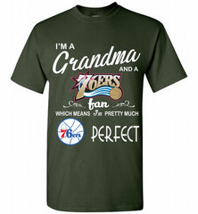 I'M A Grandma And A Philadelphia 76ers Fans Perfect Shirt - zezetee