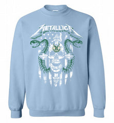 Metallica Milwaukee Bucks Logo Crewneck Sweatshirt - zezetee
