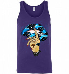 NFL Carolina Panthers Lip Shut The Fuck Up Tank - zezetee