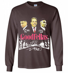 GOODFELLAS TUA TAGOVAILOA NICK SABAN JALEN HURTS ROLL TIDE Gildan Long Shirt - zezetee