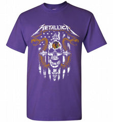 Metallica Snake Skull Chicago Blackhawks Logo Shirt - zezetee