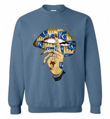 MLB Royals Lip Shut The Fuck Up Crewneck Sweatshirt - zezetee