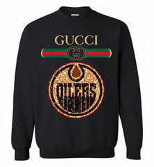 Gucci Edmonton Oilers Logo Crewneck Sweatshirt - zezetee