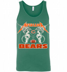 Metallica Chicago Bears Logo Tank - zezetee