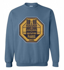 Pray For Paris Notre Dame Cathedral Fire 2019 Unisex Softstyle T-Shirt with Tear Away Label Notre-dame de Paris Crewneck Sweatshirt - zezetee