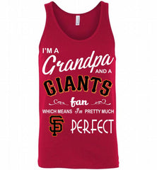 I'M A Grandpa And A San Francisco Giants Fans Gift Tank - zezetee