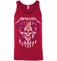 Metallica Snake Skull Los Angeles Lakers Logo Tank - zezetee