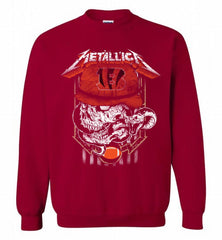 Metallica Skull Snake Cincinnati Bengals Crewneck Sweatshirt - zezetee