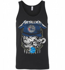 Metallica Skull Snake Philadelphia 76ers Tank - zezetee