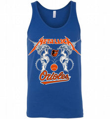 Metallica Baltimore Orioles Logo Tank - zezetee