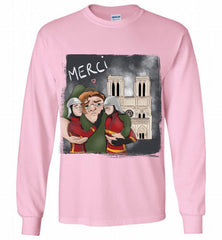 The Hunchback of Notre Dame Firefighter Paris Gildan Long Shirt - zezetee