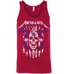 Metallica Snake Skull New York Rangers Logo Tank - zezetee
