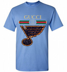 Gucci St Louis Blues Logo Shirt - zezetee