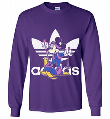 ADIDAS SKI MINNIE MOUSE DISNEY SPORTS Gildan Long Shirt - zezetee