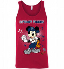 Detroit Tigers Mickey Mouse Disney Super Star Tank - zezetee