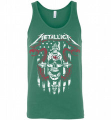 Metallica Snake Skull Kansas City Chiefs Logo Tank - zezetee
