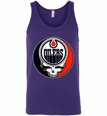 NHL TEAM EDMONTON OILERS X GRATEFUL DEAD LOGO BAND Tank - zezetee