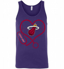 Nurse Heartbeat Love Miami Heat Tank - zezetee